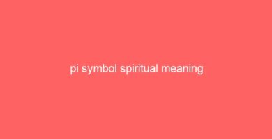 pi symbol spiritual meaning 13