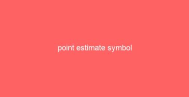 point estimate symbol 96