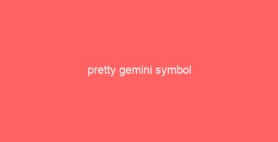 pretty gemini symbol 69