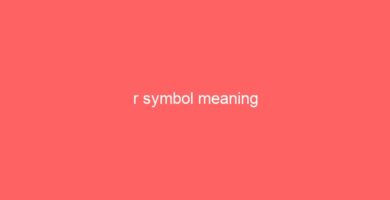 r symbol meaning 43