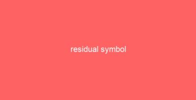 residual symbol 13