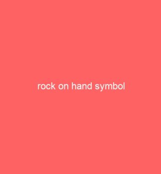 rock on hand symbol 1